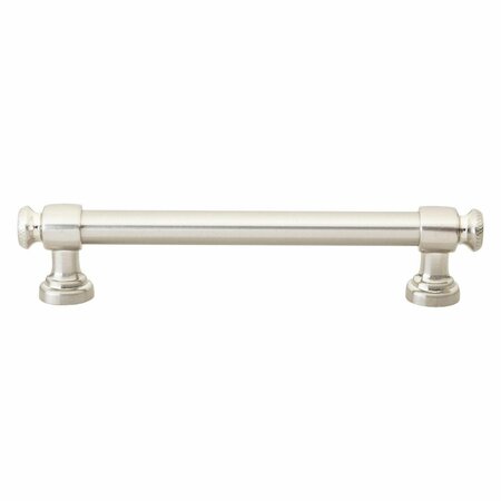 GLIDERITE HARDWARE 5-1/16 in. Center to Center Satin Nickel Classic Euro Bar Pull - 4361-128-SN 4361-128-SN-1